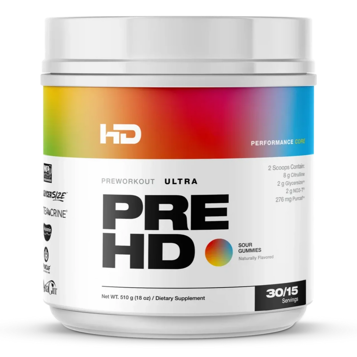HD MUSCLE- PreHD Ultra Pre Workout- 510g