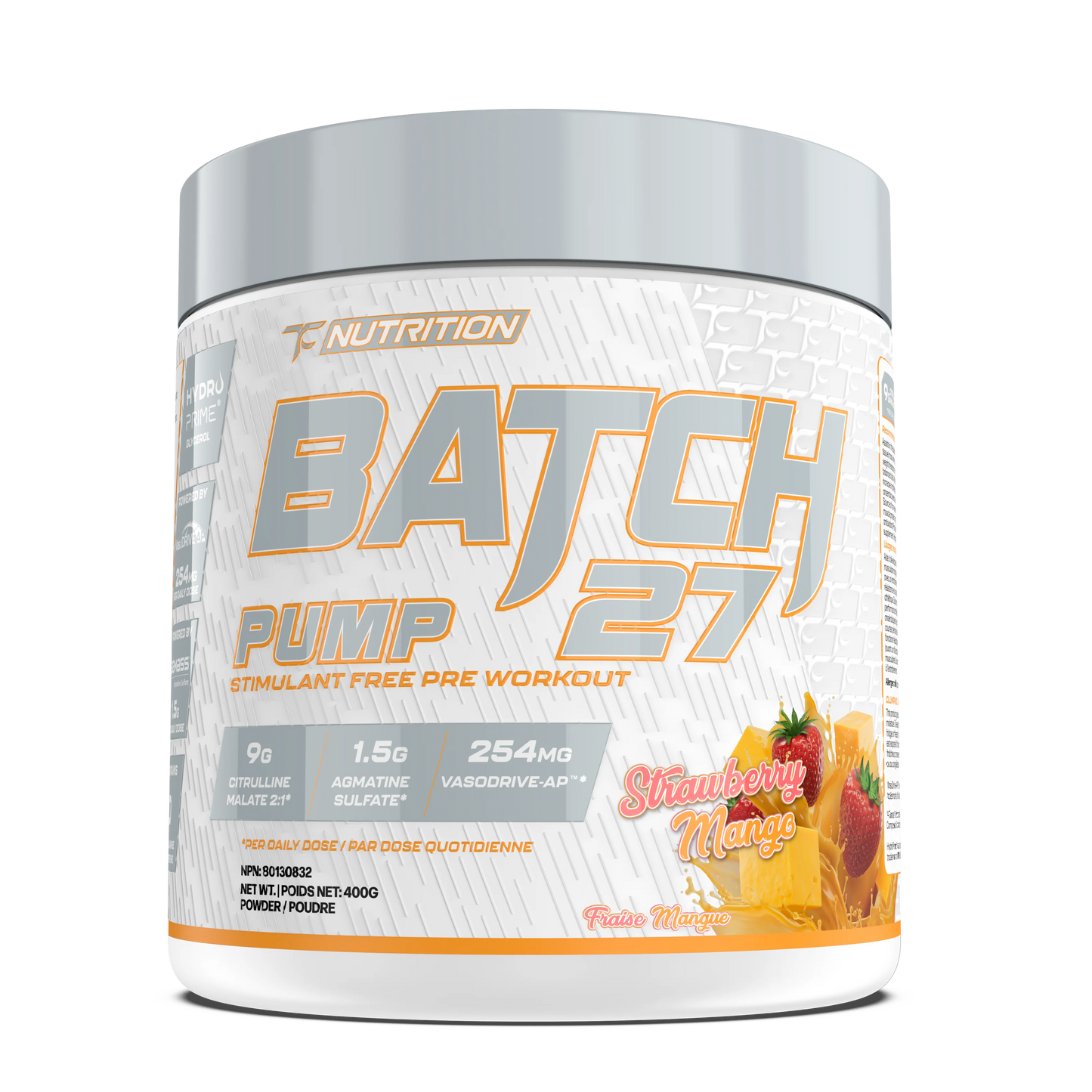Batch 27 Pump Sans-Stimulant - 400g