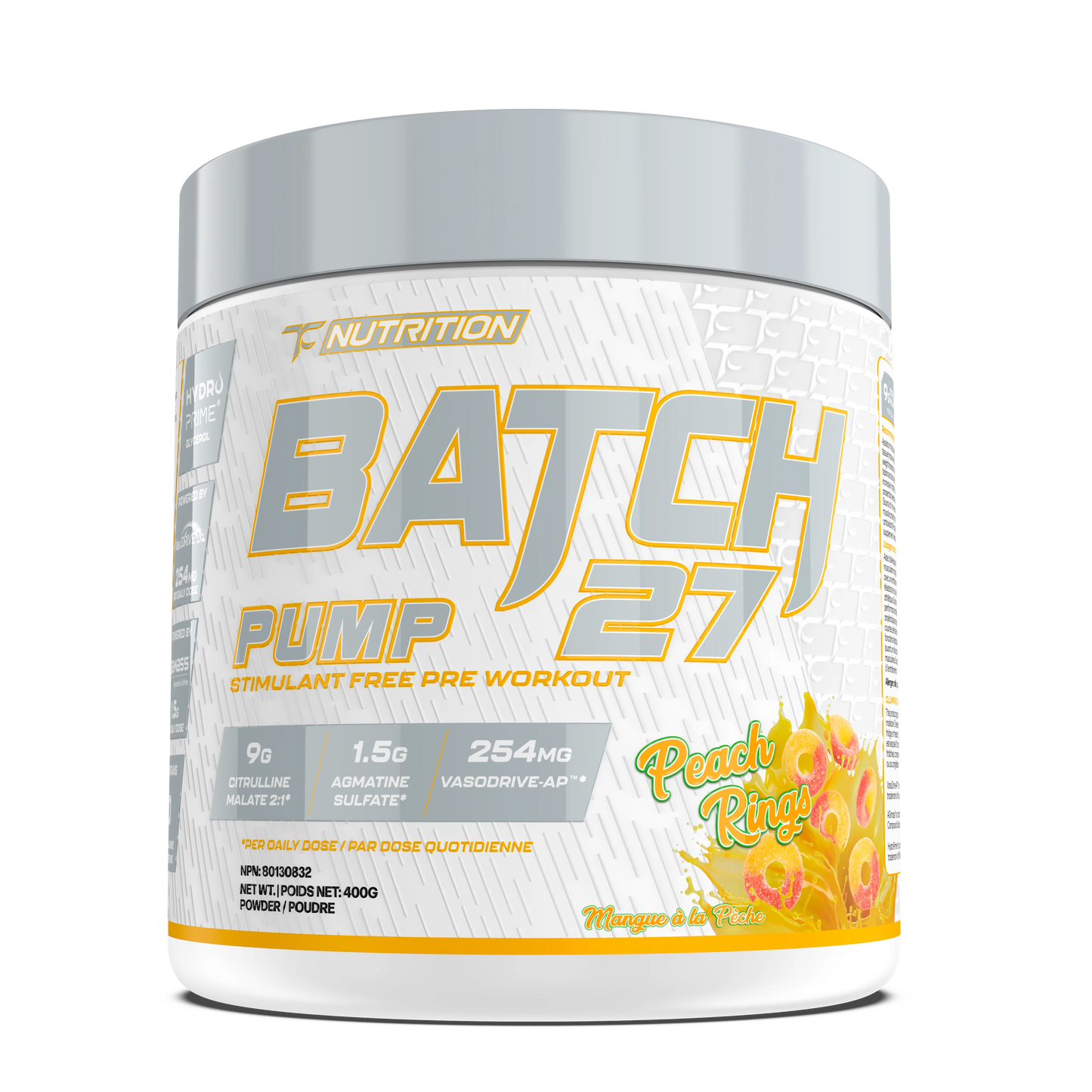 Batch 27 Pump Sans-Stimulant - 400g