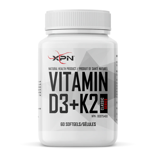 Vitamine D3+K2- 60 gélules